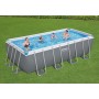 Bestway Piscina fuoriterra rettangolare “Power Steel” (488x244xH122)cm con filtro a cartuccia (Art.56670)