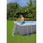 Bestway Piscina fuoriterra rettangolare “Power Steel” (488x244xH122)cm con filtro a cartuccia (Art.56670)