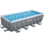 Bestway Piscina fuoriterra rettangolare “Power Steel” (488x244xH122)cm con filtro a cartuccia (Art.56670)