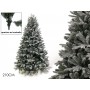 Albero di Natale Innevato "PE Silvestre" H.210cm - Ø 140cm - n.rami 1430